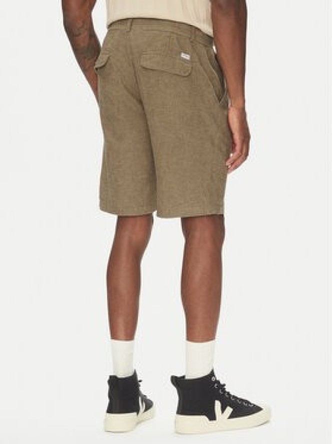 Lindbergh Szorty materiałowe 30-508003 Beżowy Relaxed Fit