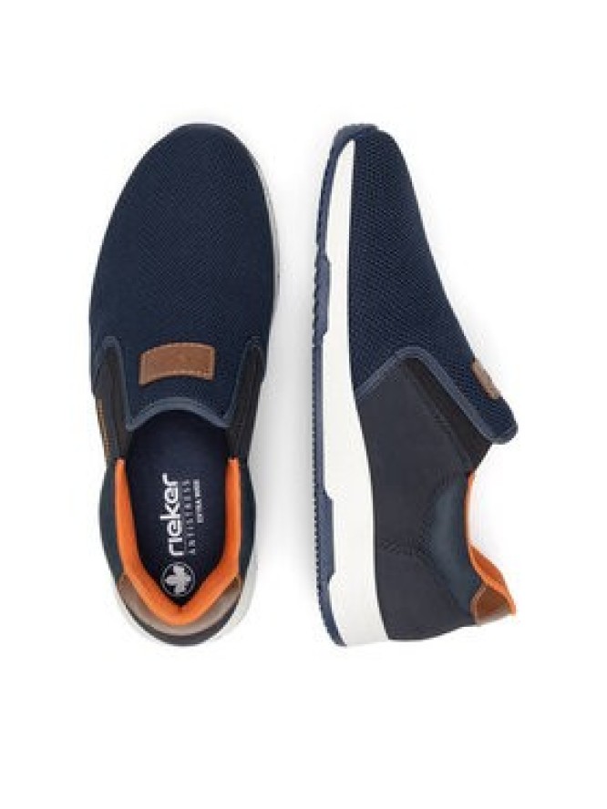 Rieker Półbuty B3450-14 Granatowy