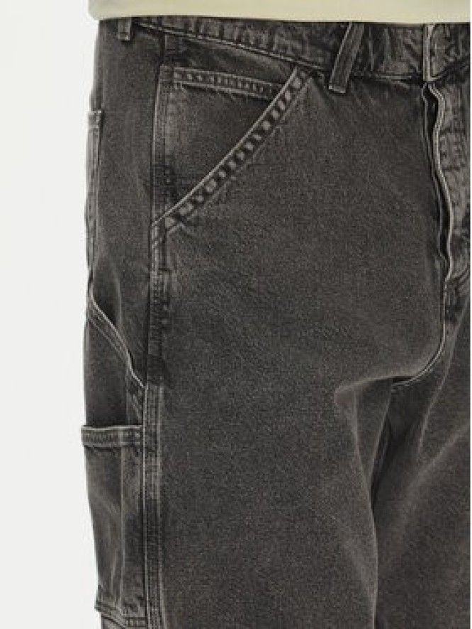 Jack & Jones Szorty jeansowe Alex 12273238 Szary Baggy Fit