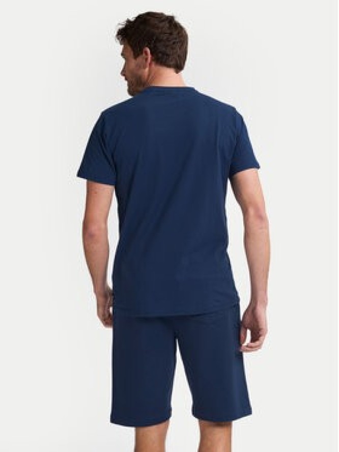 Petrol Industries T-Shirt M-1050-TSR127 Granatowy Regular Fit