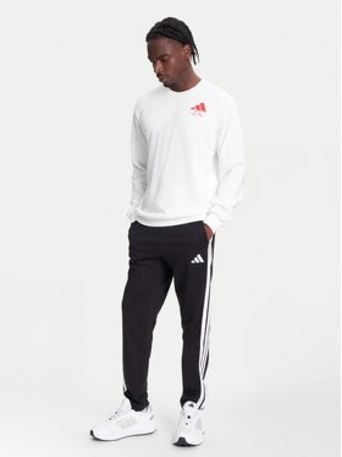 adidas Spodnie dresowe Essentials 3-Stripes JE6430 Czarny Regular Fit