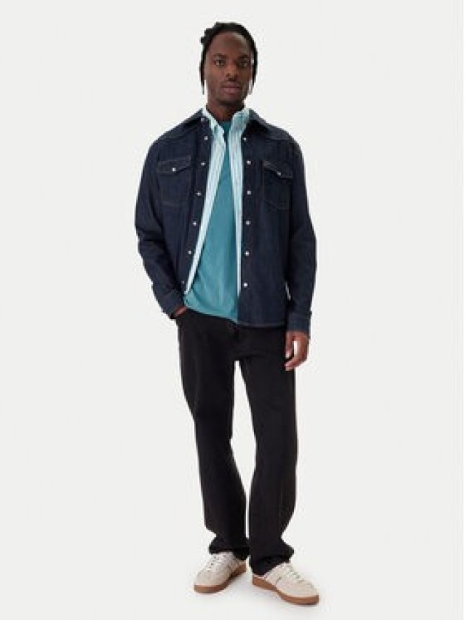 Tommy Jeans Koszula jeansowa Western DM0DM23022 Granatowy Regular Fit