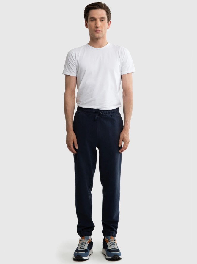 Spodnie męskie dresowe granatowe Brutus 403