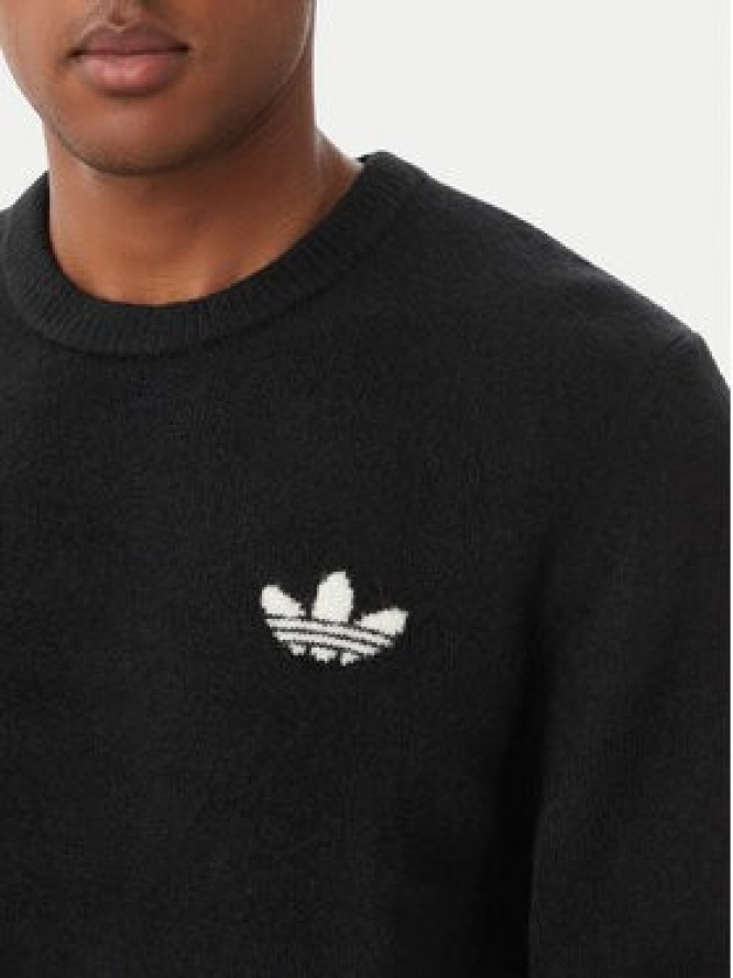 adidas Sweter Trefoil Essentials KS4891 Czarny Regular Fit