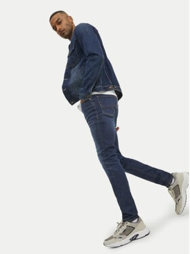 Jack & Jones Jeansy Liam 12110056 Granatowy Skinny Fit