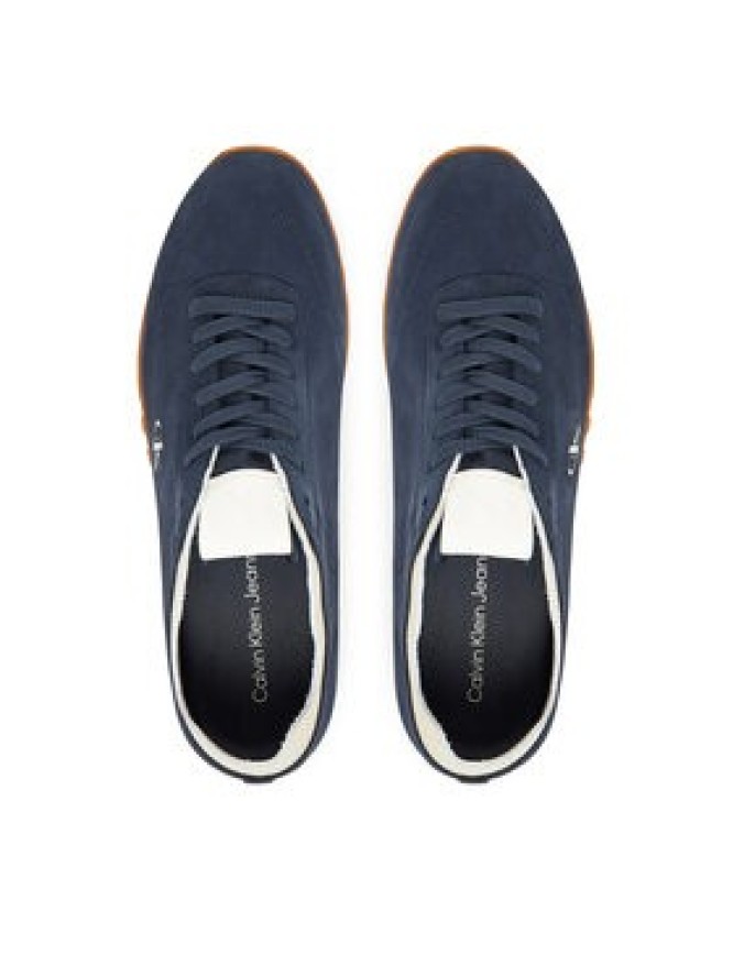 Calvin Klein Jeans Sneakersy Low Profile Runner Su YM0YM01288 Granatowy