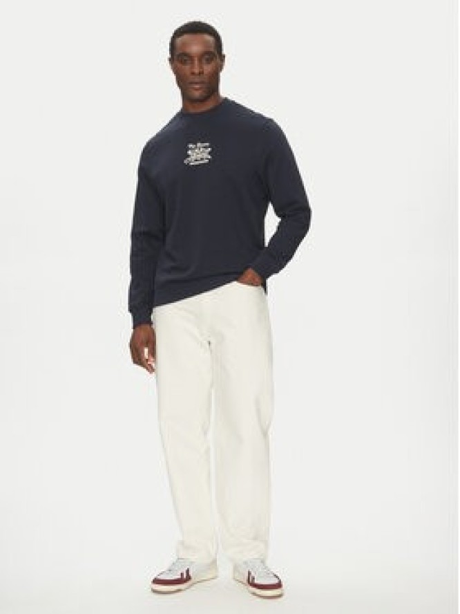 Element Bluza ELYSF00282 Granatowy Regular Fit