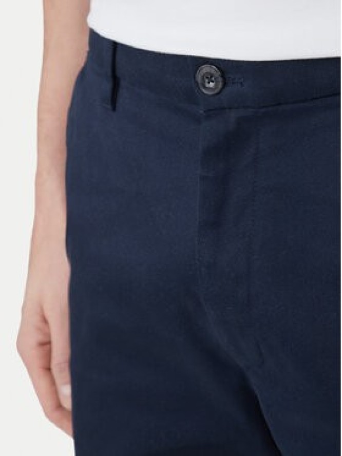 Calvin Klein Szorty materiałowe LV04LF601G Granatowy Regular Fit