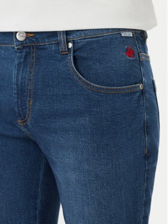 Beverly Hills Polo Club Szorty jeansowe P-SS26M-BJ494360 Niebieski Regular Fit