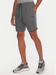 Reebok Szorty sportowe RK25181CCM Szary Regular Fit