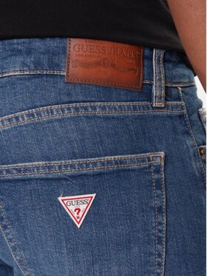 Guess Jeans Jeansy M5BA1C D002C Niebieski Slim Fit