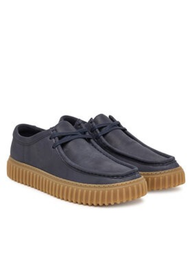 Clarks Sneakersy Torhill Lace 26186159 Granatowy