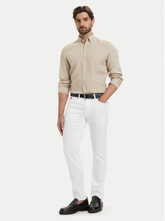 BOSS Koszula H-Liam 50556077 Beżowy Regular Fit