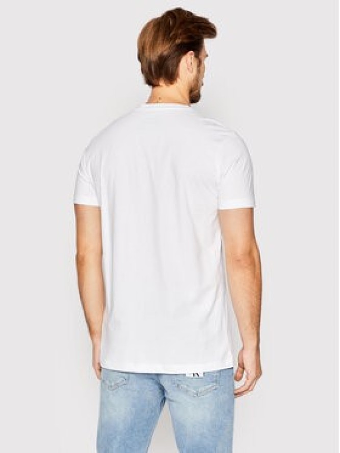 Calvin Klein Jeans T-Shirt J30J320935 Biały Slim Fit