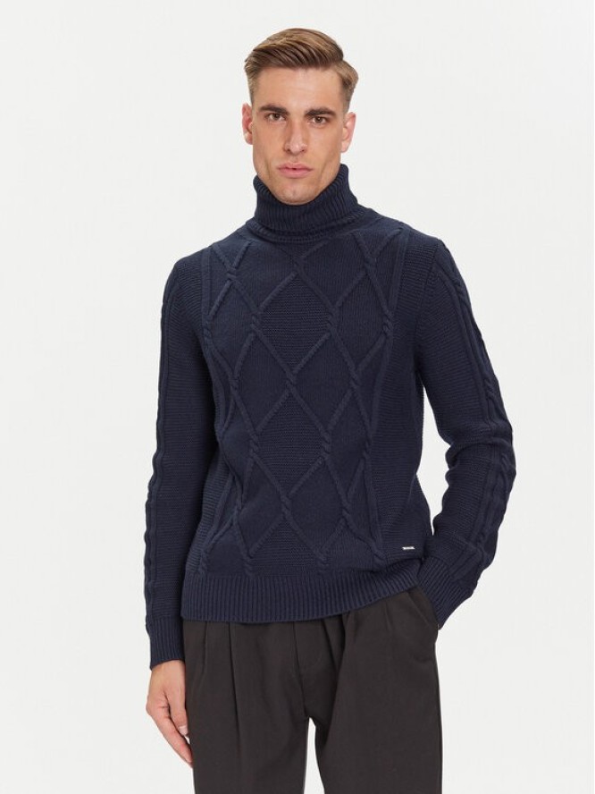 JOOP! Golf 17 JK-17Liono 30047360 Granatowy Modern Fit