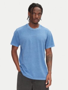 G-Star Raw T-Shirt Overdyed D27760-C756 Niebieski Regular Fit