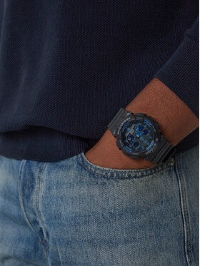 G-Shock Zegarek GA-100-1A2ER Czarny