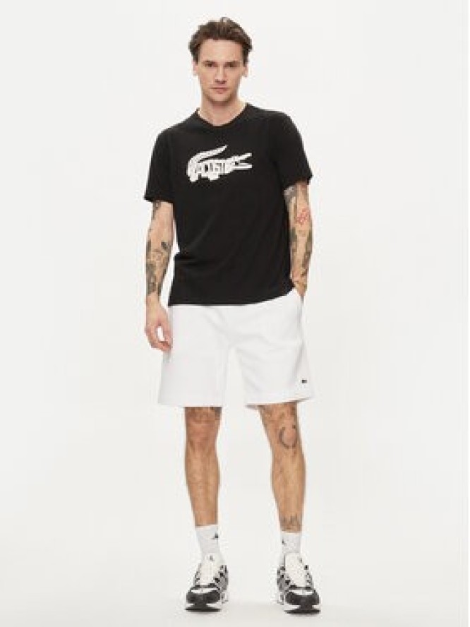 Lacoste Szorty sportowe GH9627 Biały Regular Fit