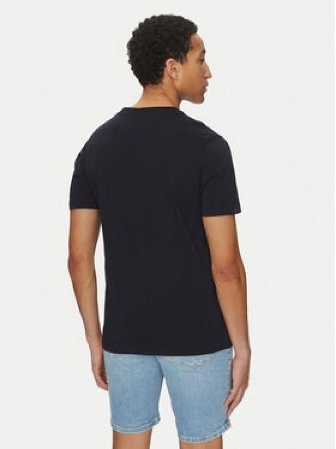 Tommy Hilfiger T-Shirt Flag Box MW0MW38636 Granatowy Regular Fit