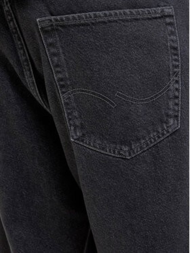 Jack & Jones Szorty jeansowe Iron 12278463 Czarny Baggy Fit