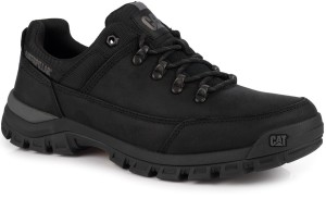 Męskie półbuty czarne skórzane CATERPILLAR CAT THRESHOLD HIKER LOW