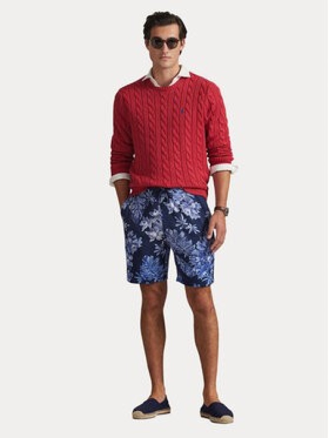 Polo Ralph Lauren Sweter 710775885525 Czerwony Regular Fit