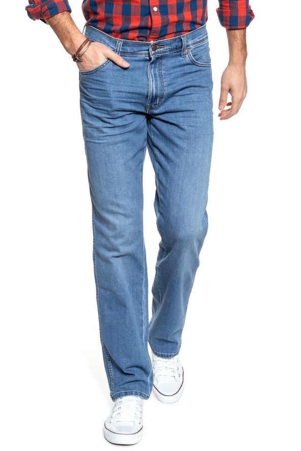 WRANGLER SPODNIE MĘSKIE TEXAS BLAZING BLUE W121Q472X 112126181