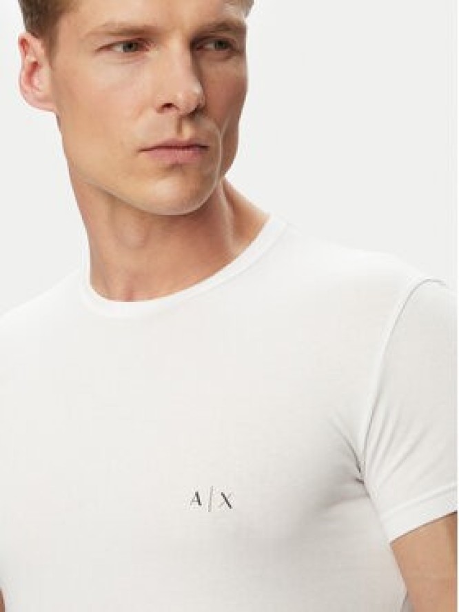 Armani Exchange Komplet t-shirtów 956005 CC282 04710 Biały Slim Fit