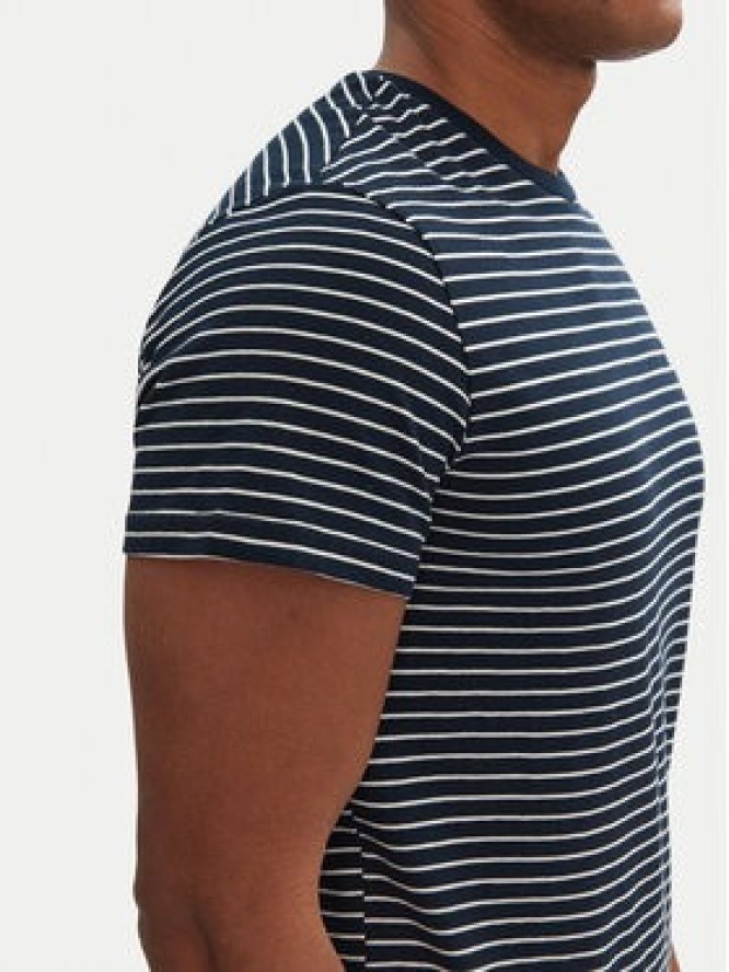 Tommy Jeans T-Shirt DM0DM20377 Granatowy Slim Fit