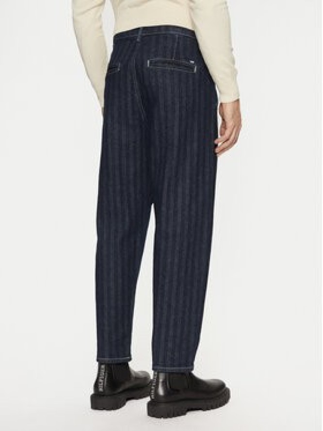 Mustang Jeansy Toledo 1015528 Granatowy Loose Fit