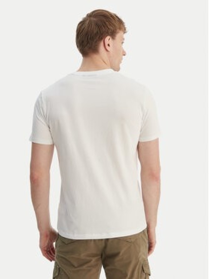 Napapijri T-Shirt S-Mahsa NP0A4FZB Biały Regular Fit