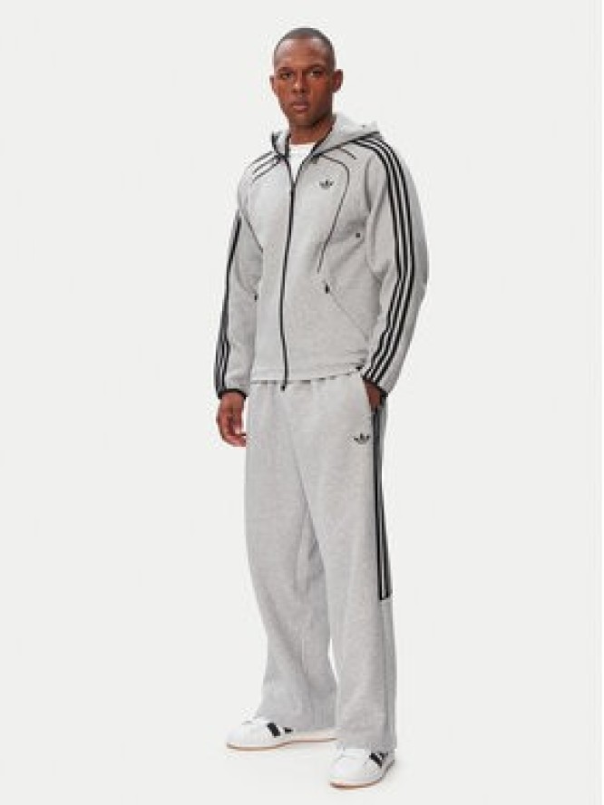 adidas Spodnie dresowe Spacer Teamgeist 26 Cutline KR7073 Szary jasny Regular Fit