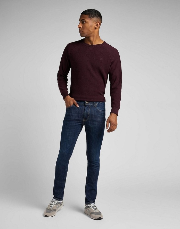 LEE LUKE MĘSKIE SPODNIE JEANSOWE DEEP WATER L719PXEE 112322381