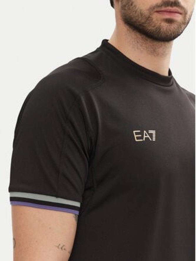 EA7 Emporio Armani T-Shirt 7M000256 AF13537 UC001 Czarny Regular Fit