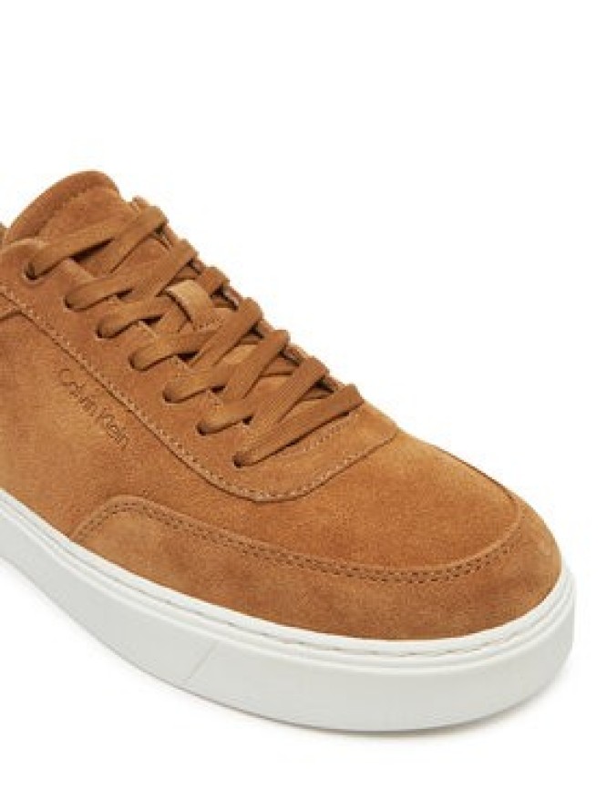Calvin Klein Sneakersy Clean Cup Low Laceup Oxf Su HM0HM01880 Biały