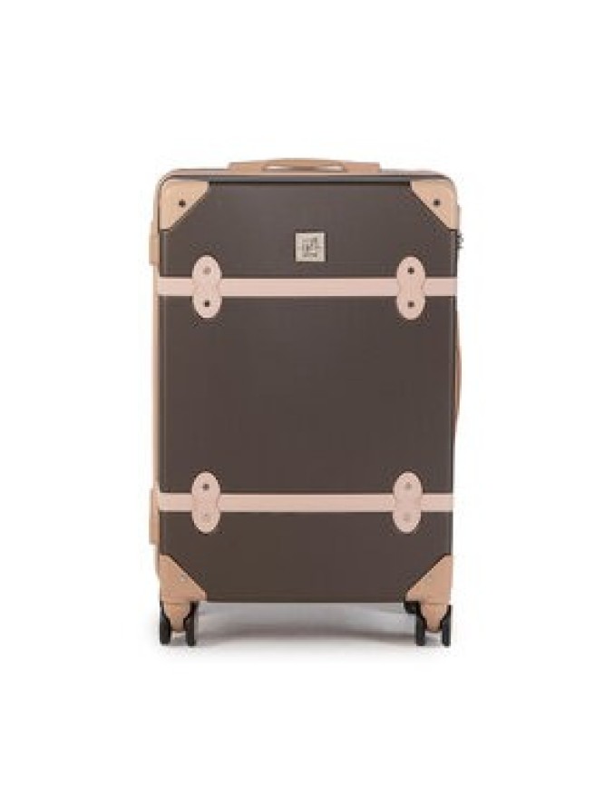 Semi Line Walizka średnia T5508-3 Brązowy