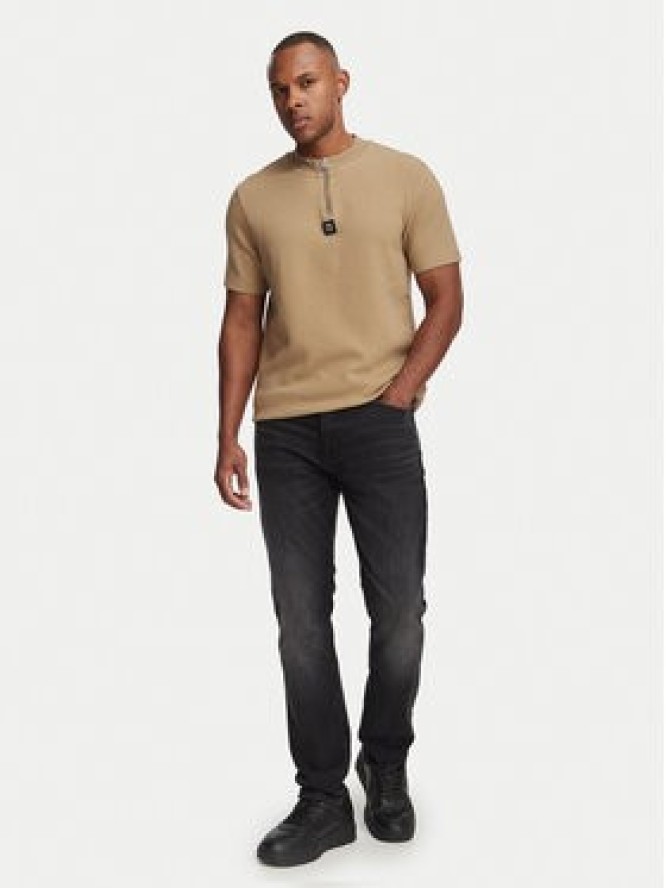 HUGO Jeansy 50561271 Czarny Slim Fit