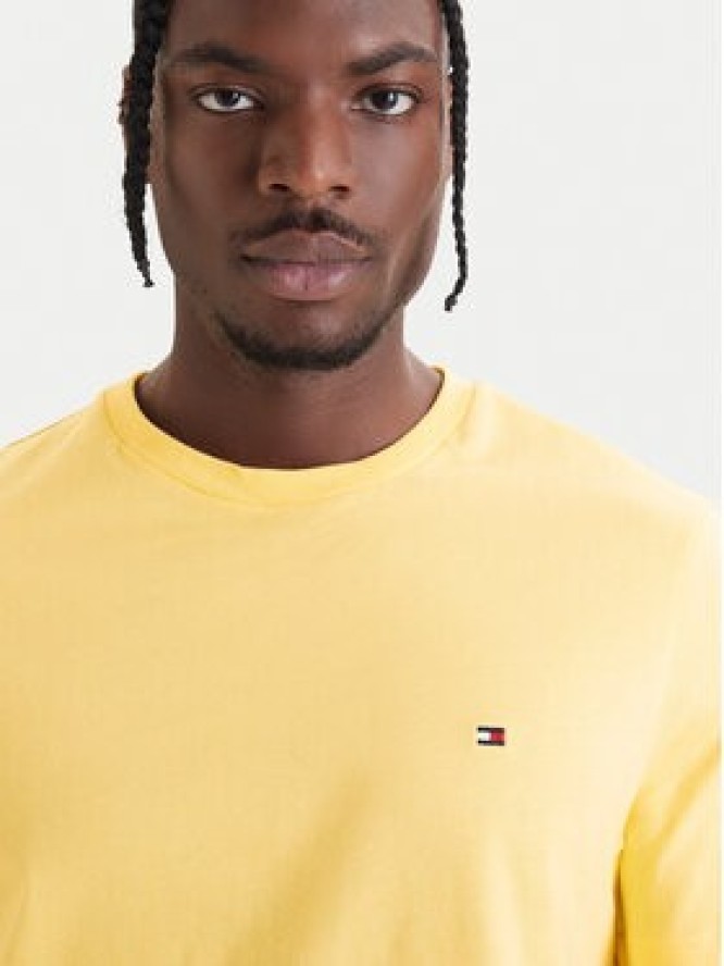 Tommy Hilfiger T-Shirt Ess Seasonal MW0MW39995 Żółty Regular Fit