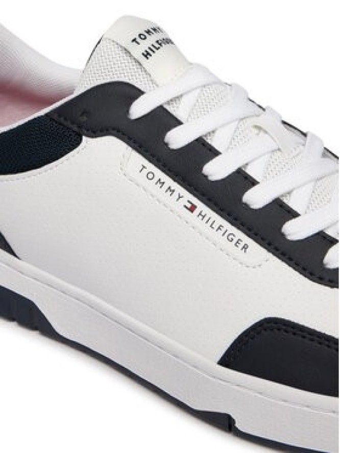 Tommy Hilfiger Sneakersy Basket Core Lite Lth Block FM0FM05713 Biały