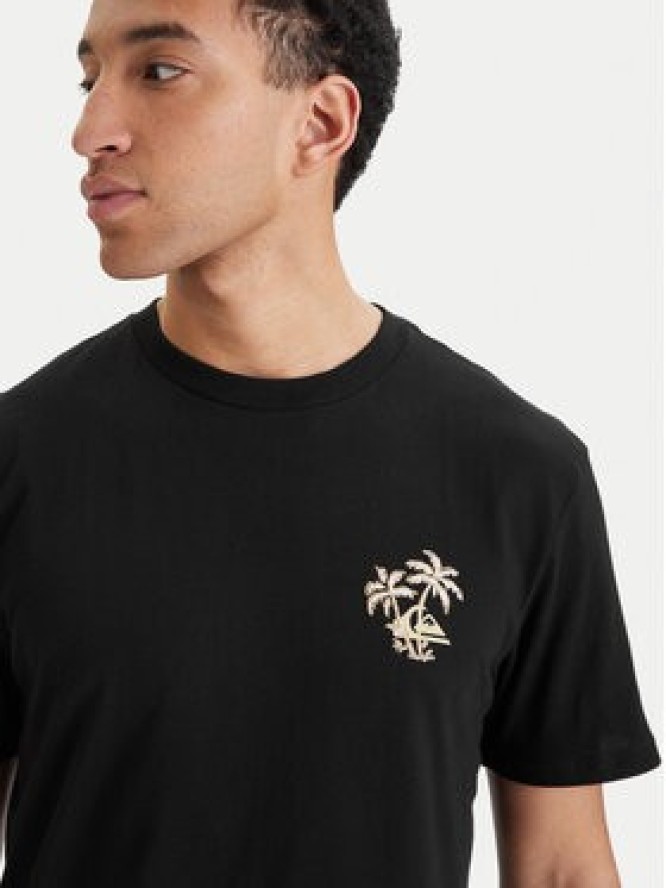 Quiksilver T-Shirt Evo Learning From Nature EQYZT08265 Czarny Regular Fit