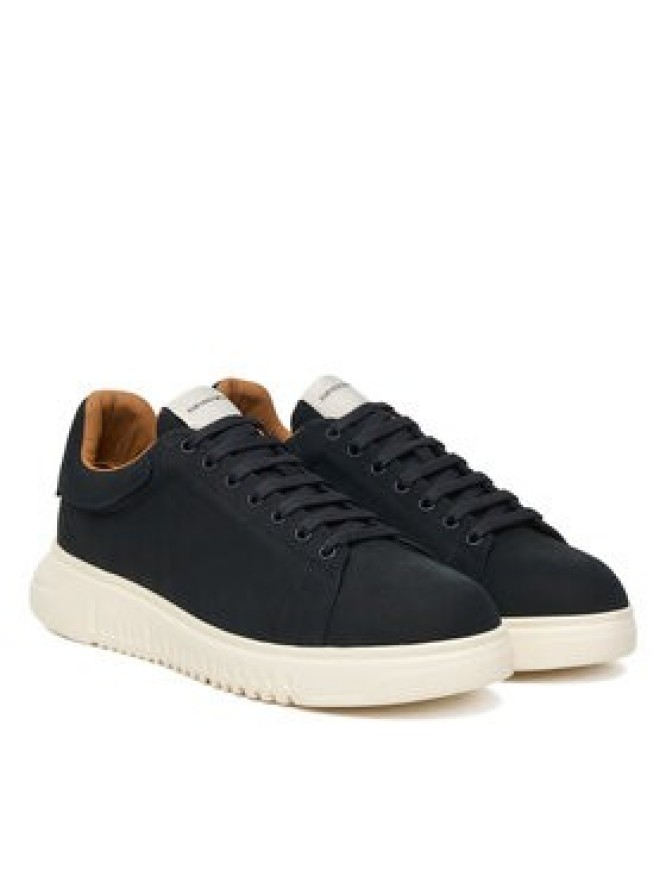 Emporio Armani Sneakersy EM003663 AF19998 U8139 Granatowy
