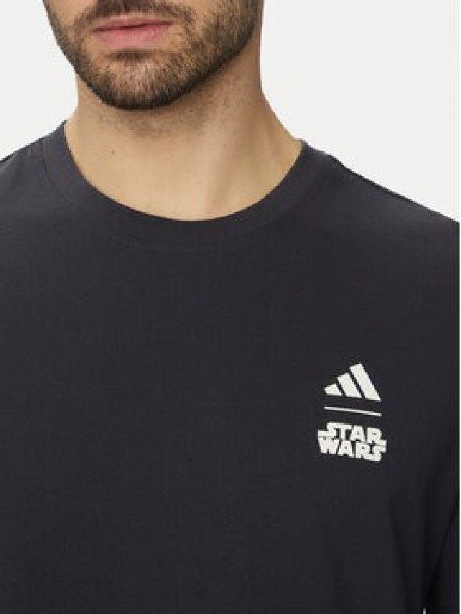 adidas T-Shirt Star Wars The Mandalorian™ JI5716 Szary Regular Fit