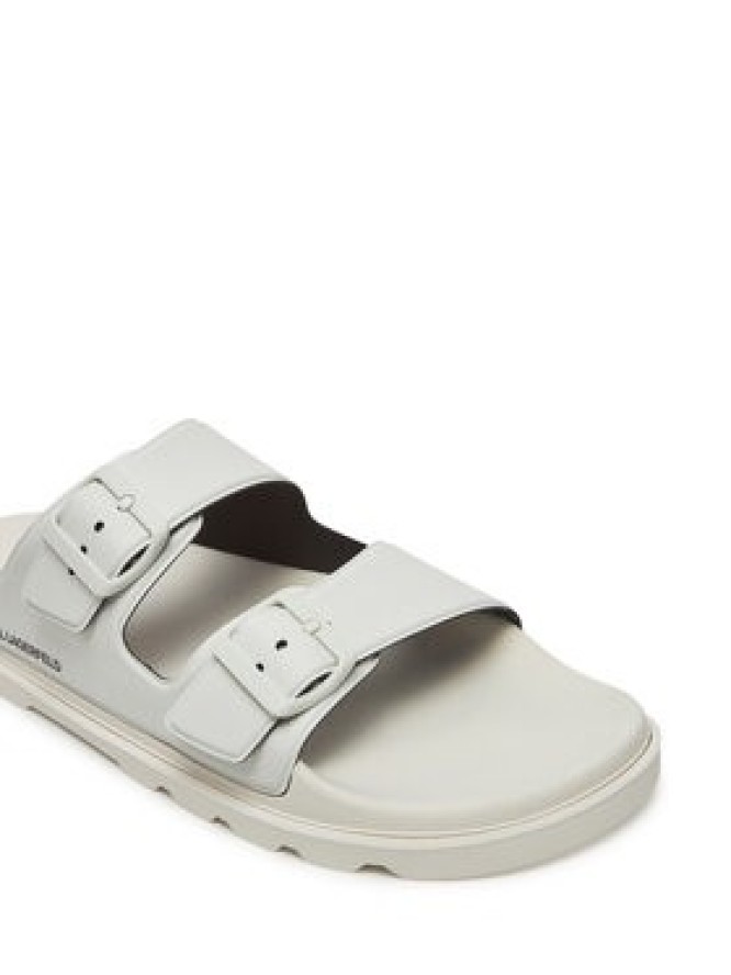 KARL LAGERFELD Klapki Kondo Tred KL70975 Biały