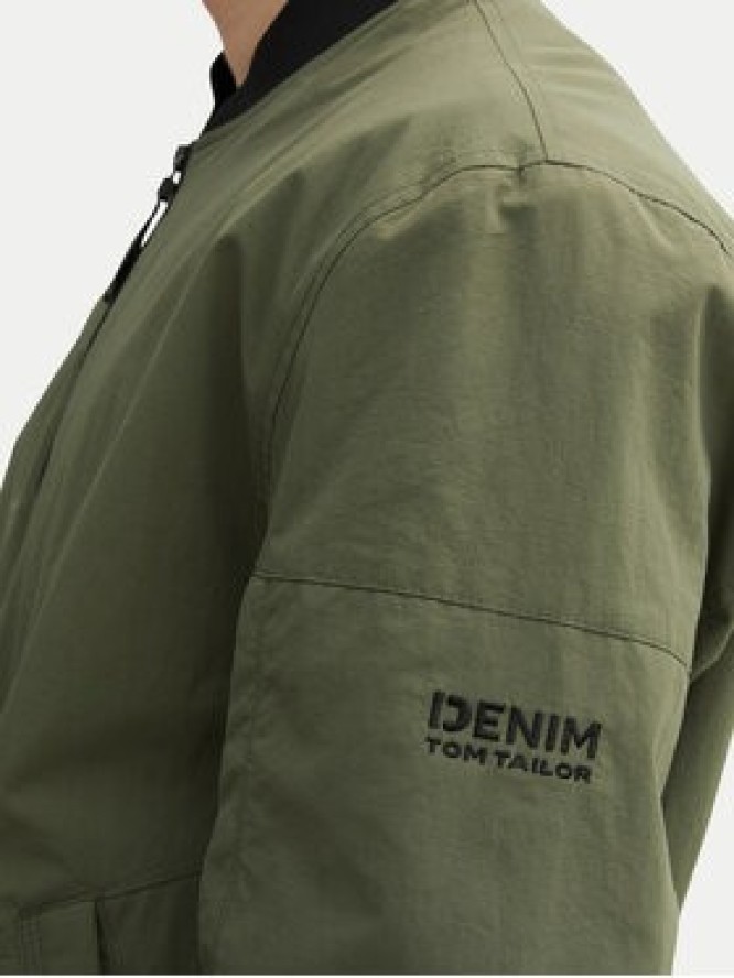 Tom Tailor Denim Kurtka bomber 1043828 Zielony Regular Fit