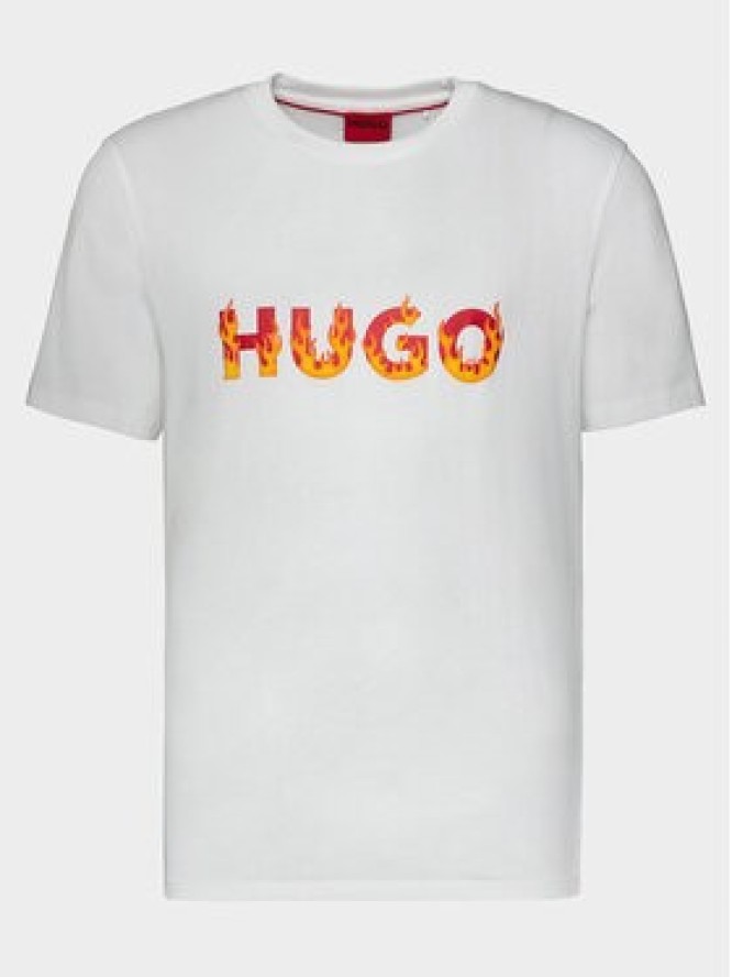 Hugo T-Shirt Danda 50504542 Biały Regular Fit
