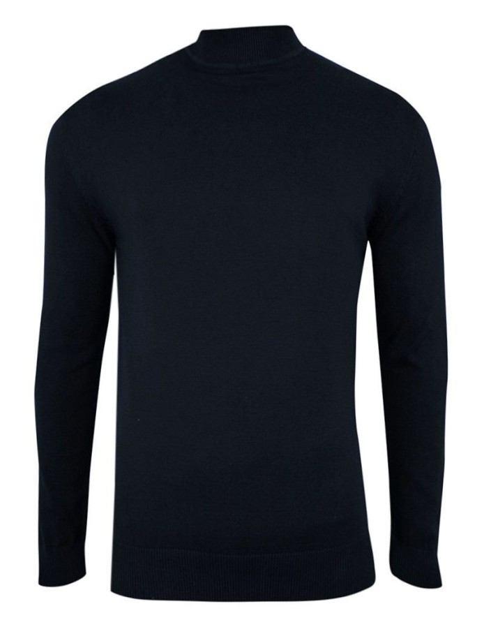 Zestaw 3 Półgolfów - Brave Soul - Granat, Bordo, Popiel