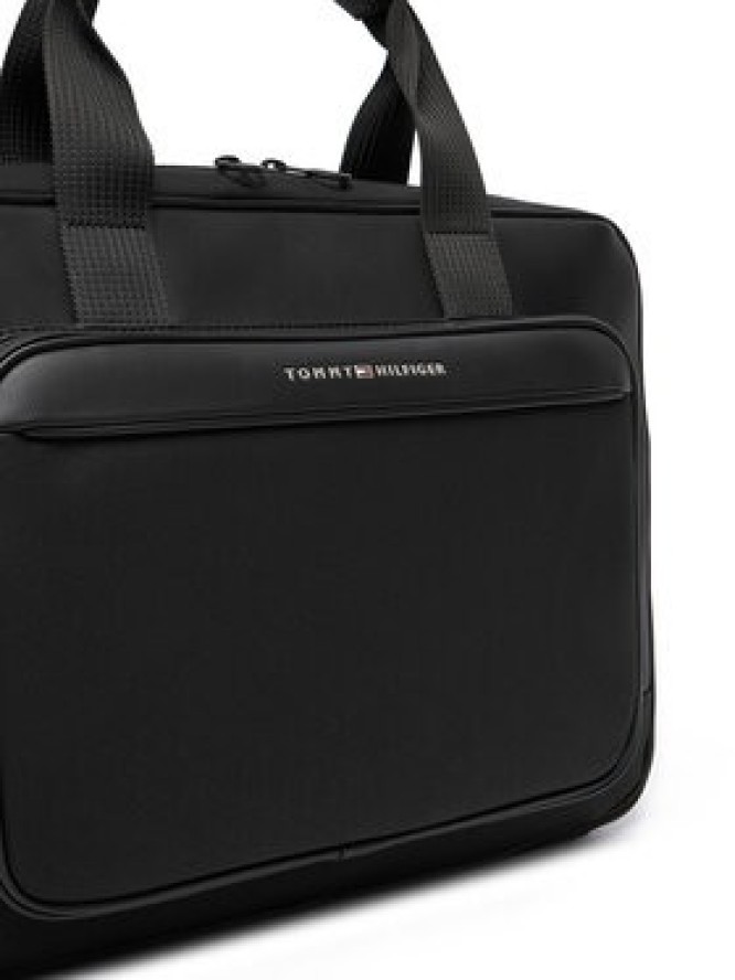 Tommy Hilfiger Torba na laptopa Th Foundation Computer Bag AM0AM13626 Czarny