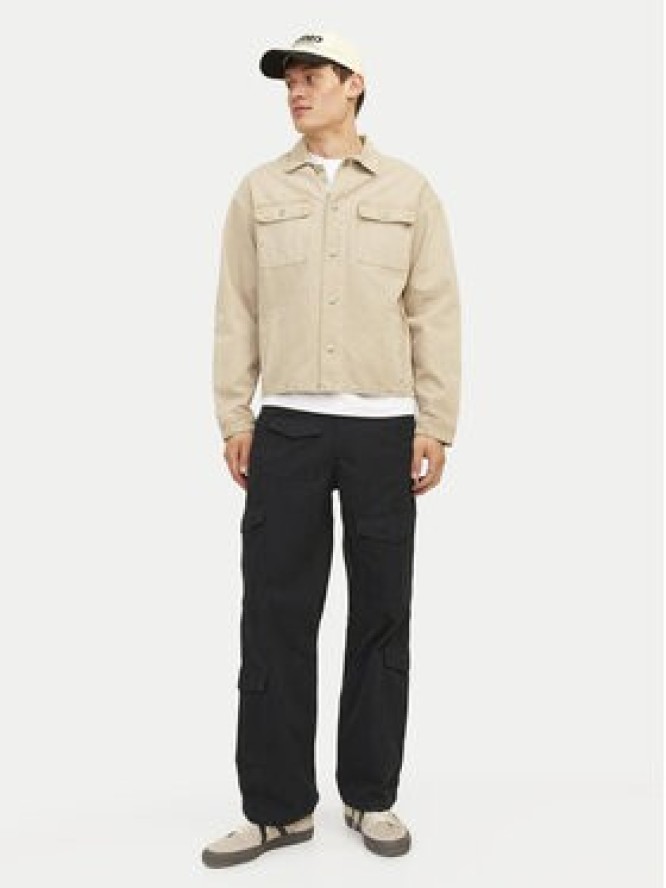 Jack & Jones Spodnie materiałowe Bill 12258307 Czarny Relaxed Fit