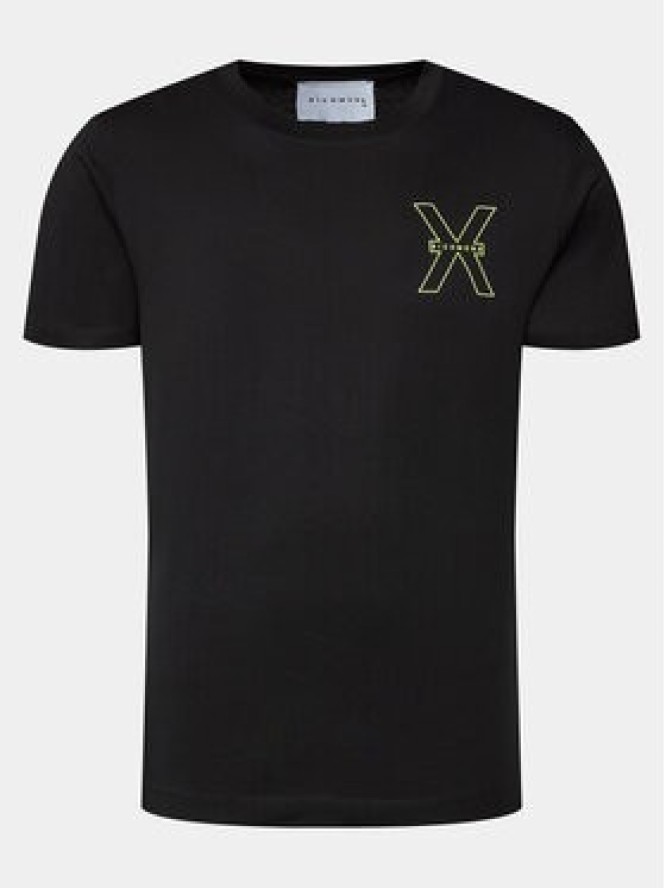 Richmond X T-Shirt Rached UMP24031TS Czarny Regular Fit