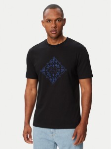 HUGO T-Shirt Nerberri 50572760 Czarny Regular Fit